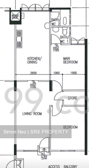 Blk 742 Bedok Reservoir Road (Bedok), HDB 3 Rooms #196390582
